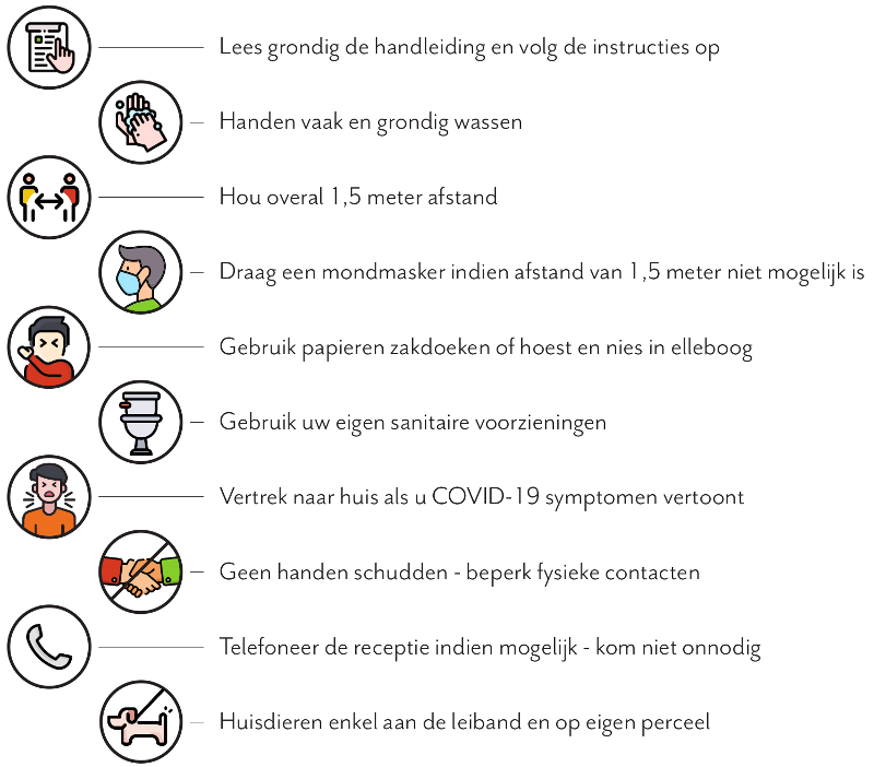 Algemene COVID richtlijnen